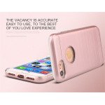 Wholesale iPhone 7 Hard Armor Hybrid Case (Champagne Gold )